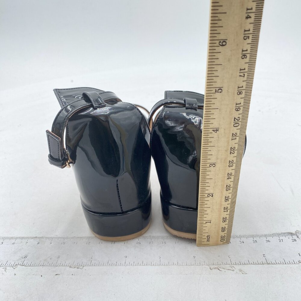 Ydn Black Block Low Heel Sandals Open Toe Ankle S… - image 5